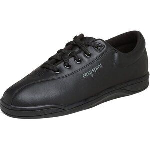 Easy Spirit AP1 Women's Oxford Sneakers Flats Lace Ups Black Leather NEW 5.5 W